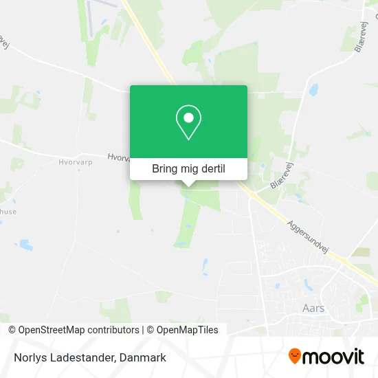 Norlys Ladestander kort