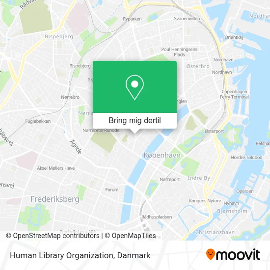 Human Library Organization kort