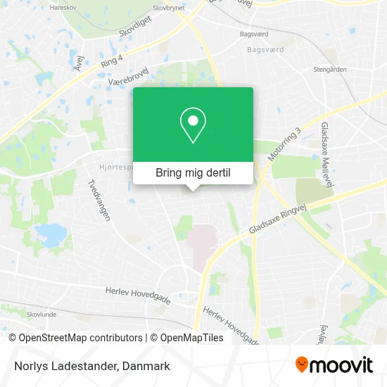 Norlys Ladestander kort
