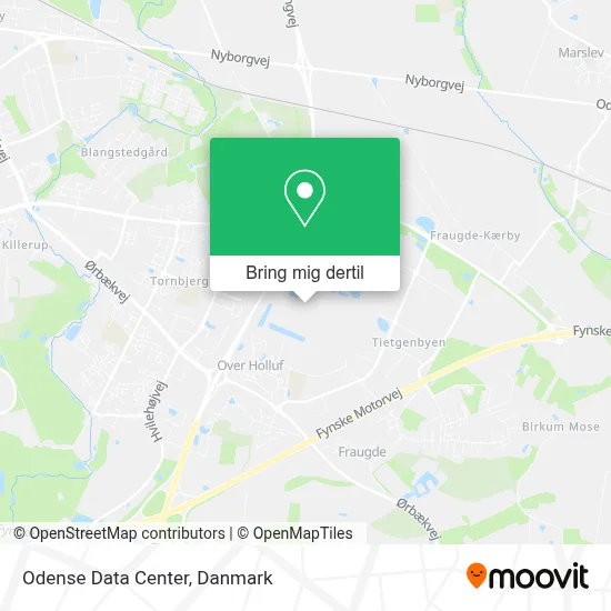 Odense Data Center kort