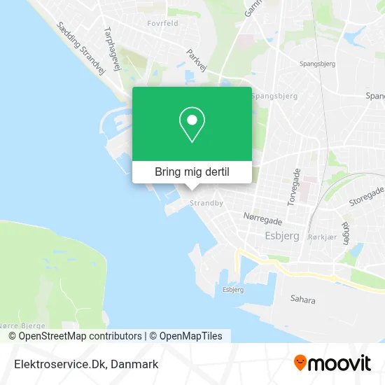 Elektroservice.Dk kort