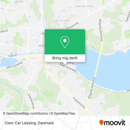 Clevr Car Leasing kort