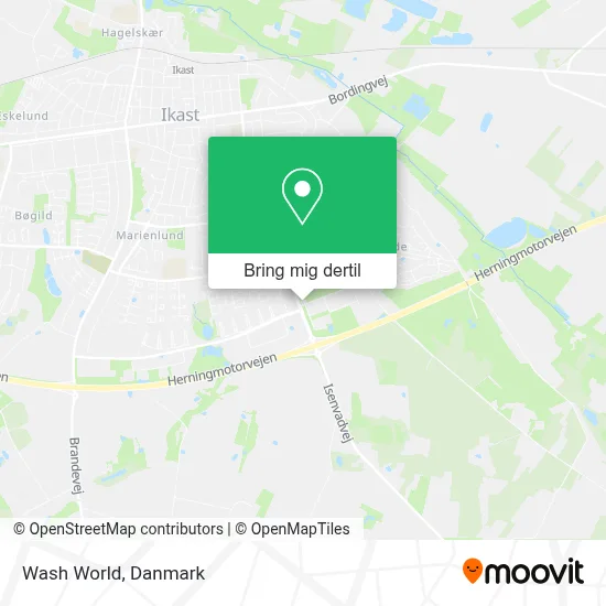 Wash World kort