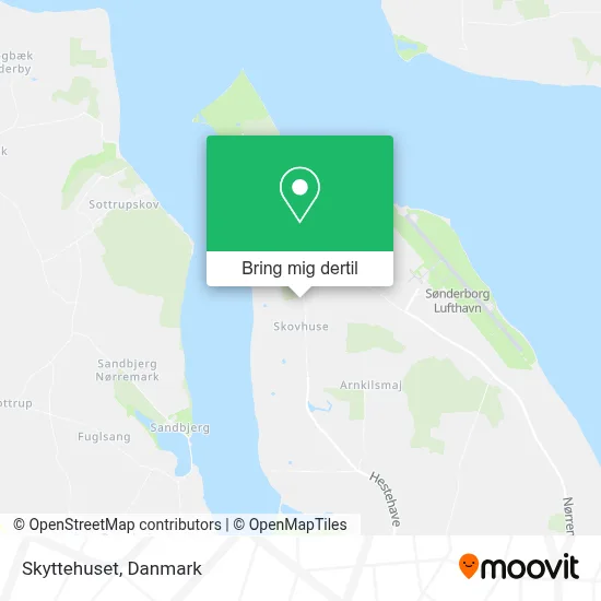 Skyttehuset kort