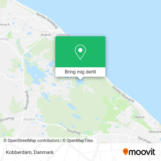 Kobberdam kort