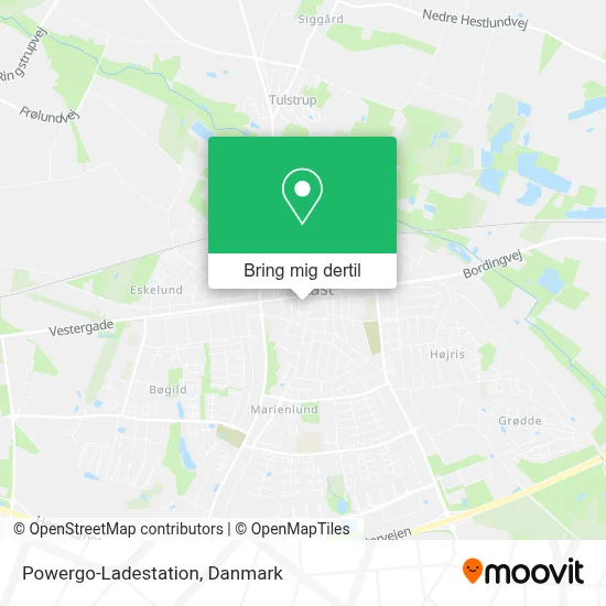 Powergo-Ladestation kort