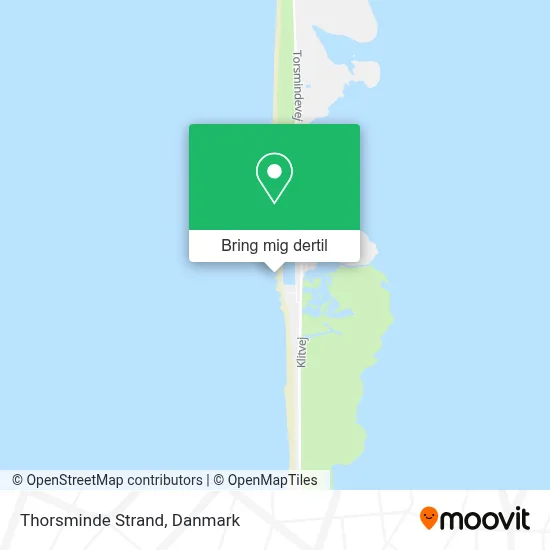 Thorsminde Strand kort