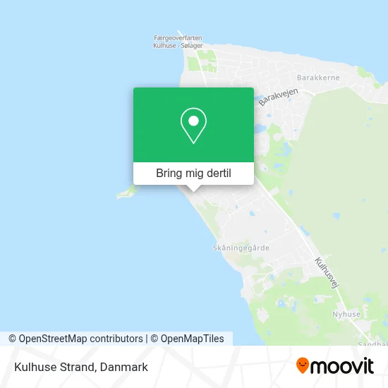 Kulhuse Strand kort