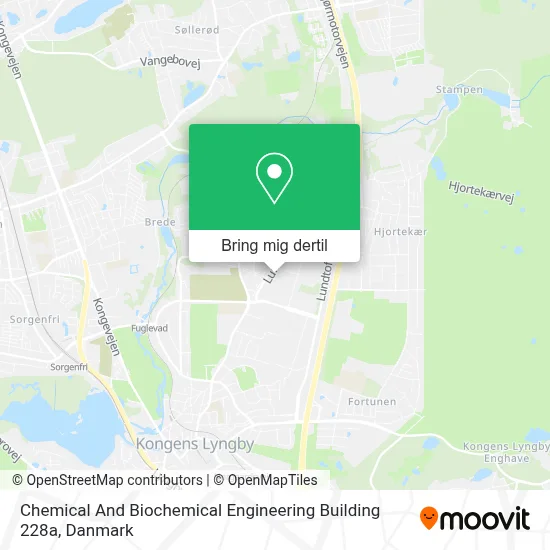 Chemical And Biochemical Engineering Building 228a kort