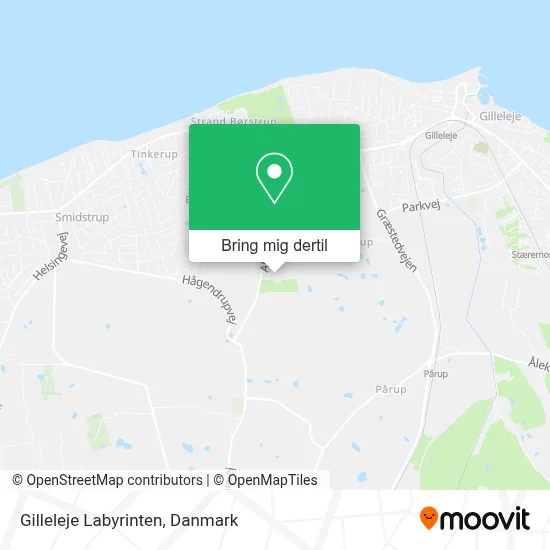 Gilleleje Labyrinten kort