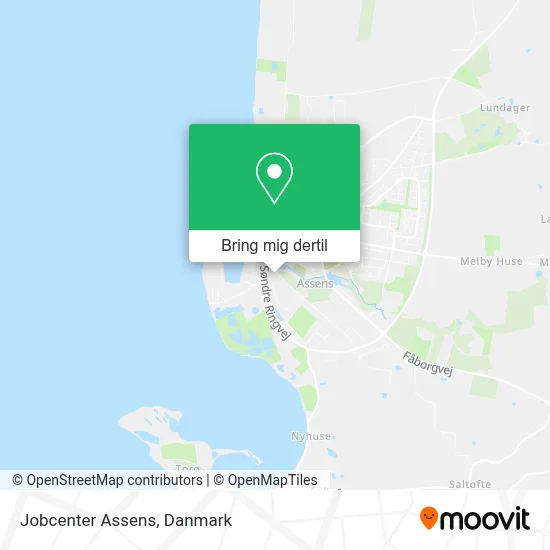 Jobcenter Assens kort