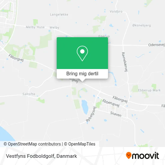 Vestfyns Fodboldgolf kort