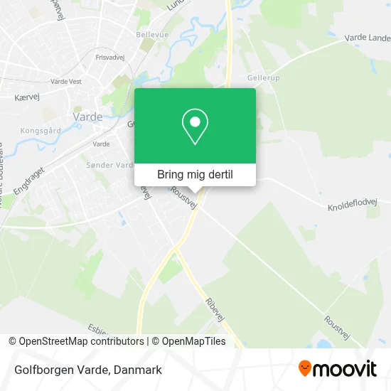 Golfborgen Varde kort
