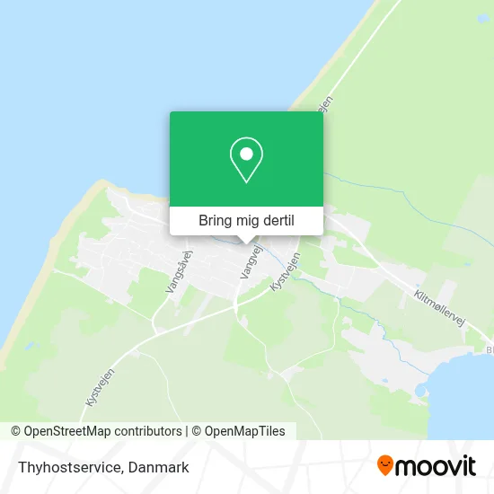 Thyhostservice kort