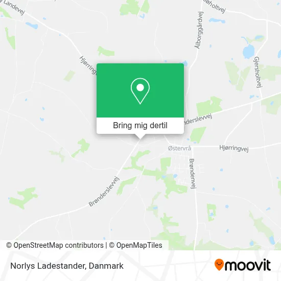 Norlys Ladestander kort