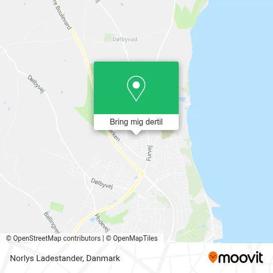 Norlys Ladestander kort