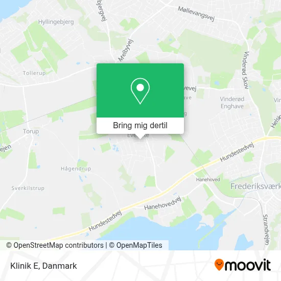 Klinik E kort