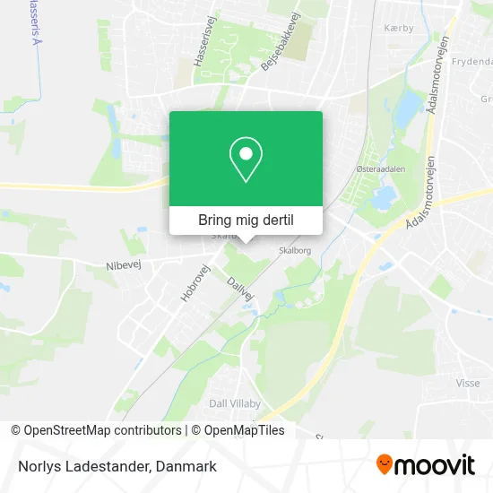 Norlys Ladestander kort