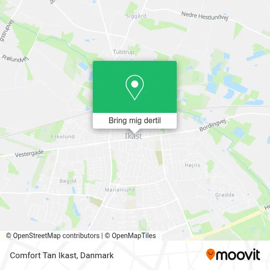Comfort Tan Ikast kort