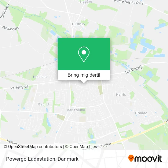 Powergo-Ladestation kort