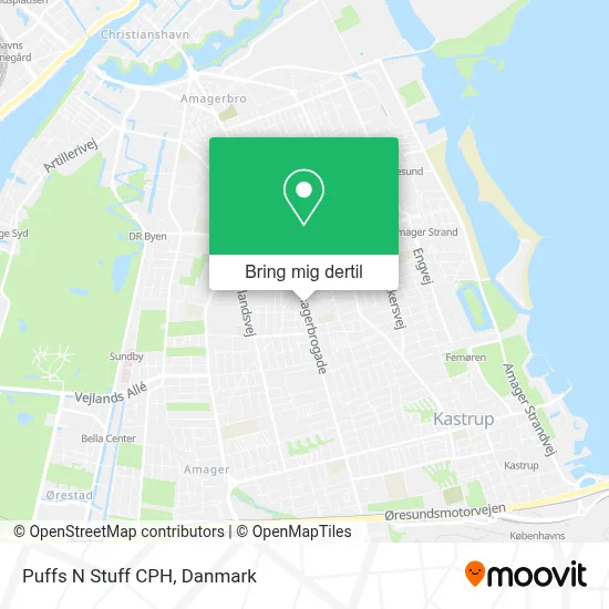 Puffs N Stuff CPH kort