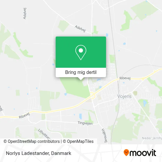 Norlys Ladestander kort