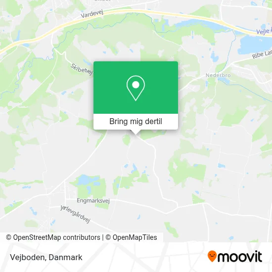 Vejboden kort