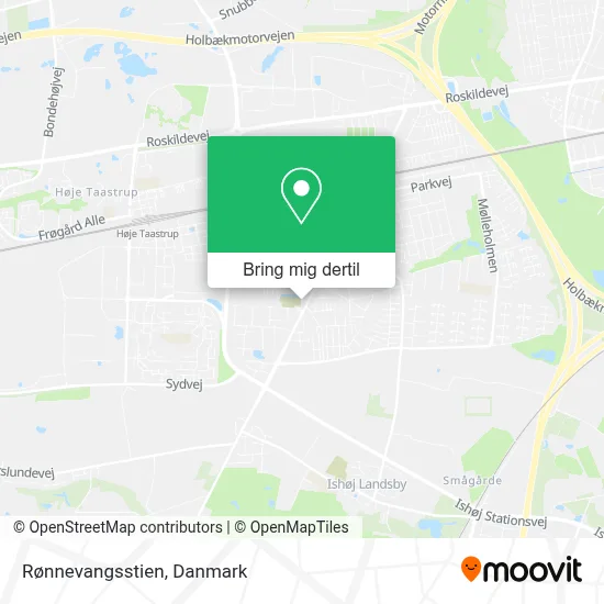 Rønnevangsstien kort