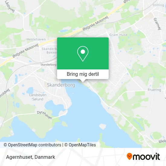 Agernhuset kort