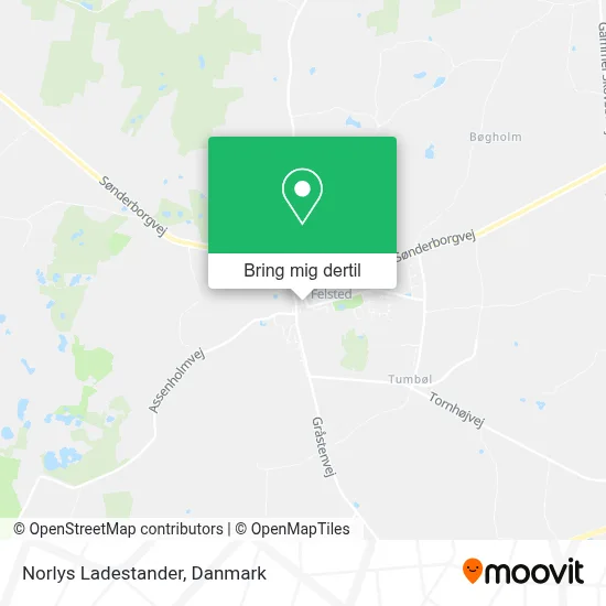 Norlys Ladestander kort