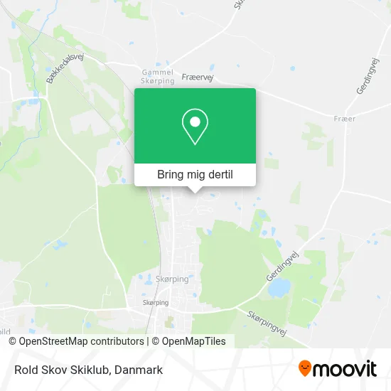 Rold Skov Skiklub kort