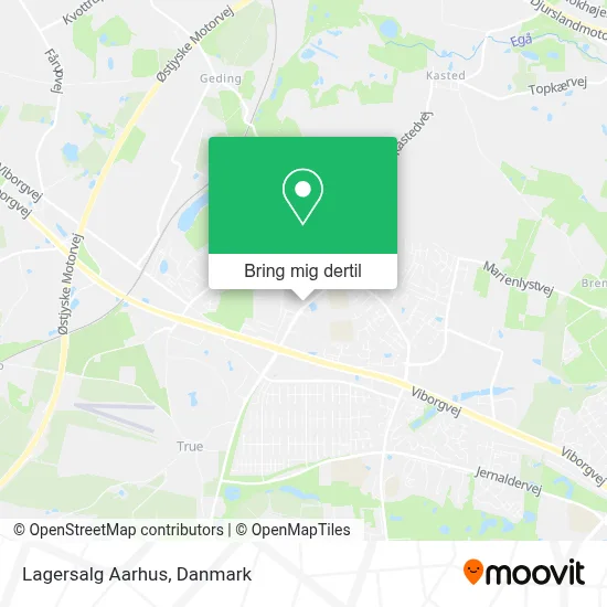 Lagersalg Aarhus kort