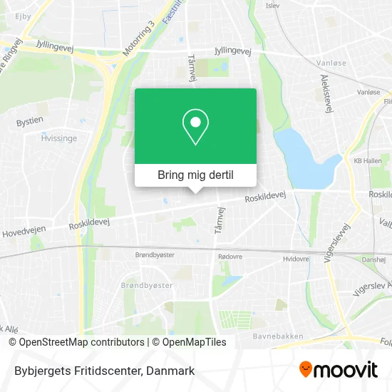 Bybjergets Fritidscenter kort