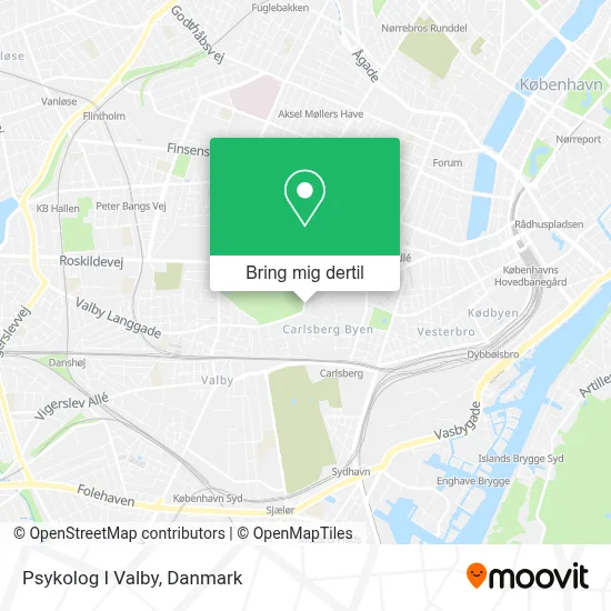 Psykolog I Valby kort
