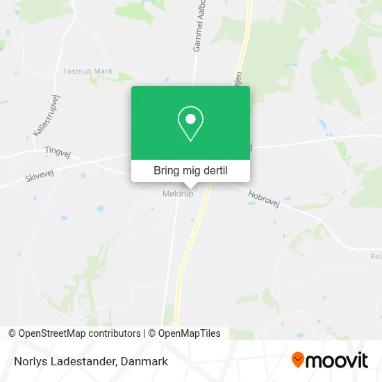 Norlys Ladestander kort