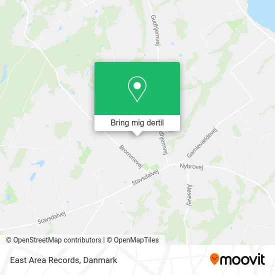 East Area Records kort