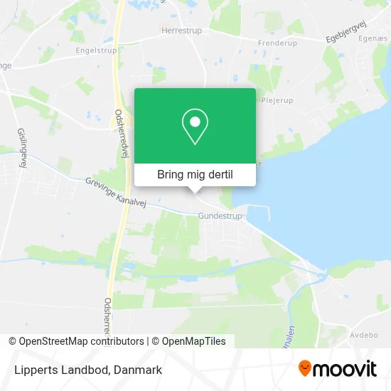 Lipperts Landbod kort