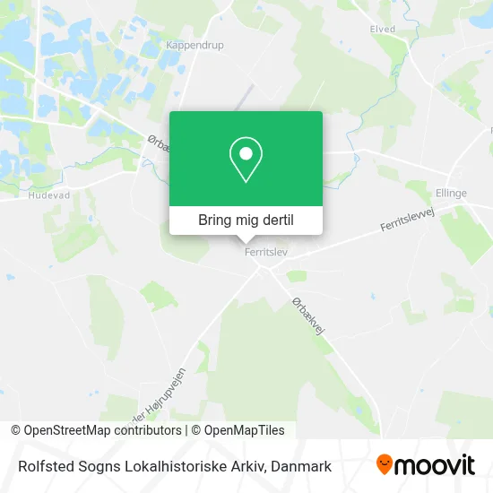 Rolfsted Sogns Lokalhistoriske Arkiv kort