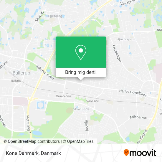 Kone Danmark kort