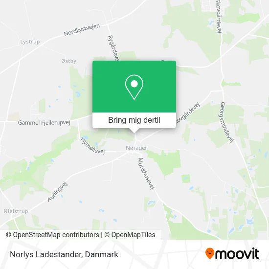 Norlys Ladestander kort