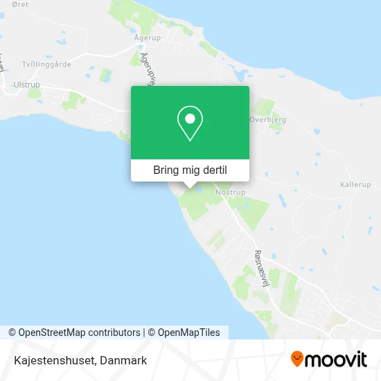 Kajestenshuset kort