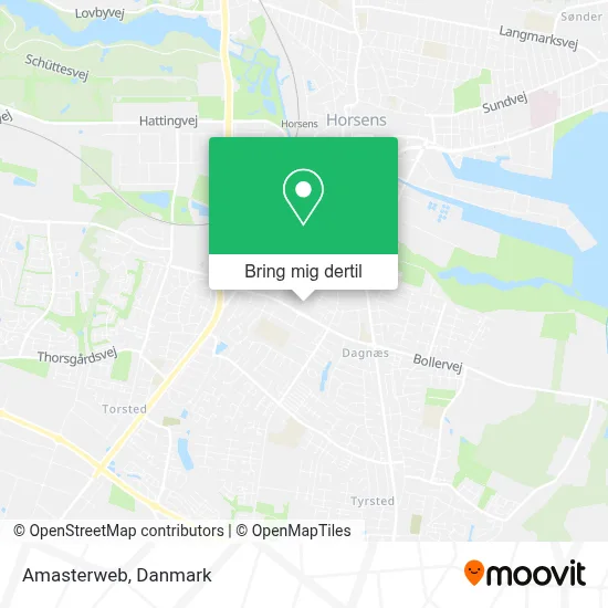 Amasterweb kort