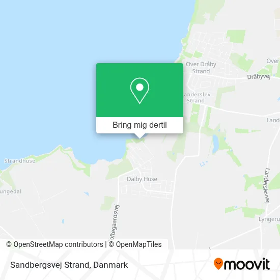 Sandbergsvej Strand kort