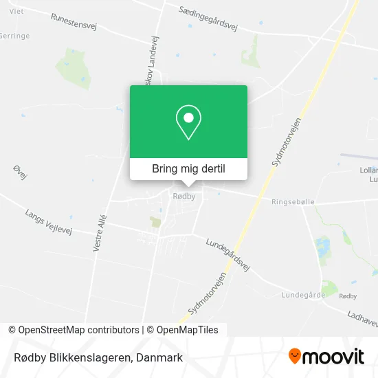 Rødby Blikkenslageren kort