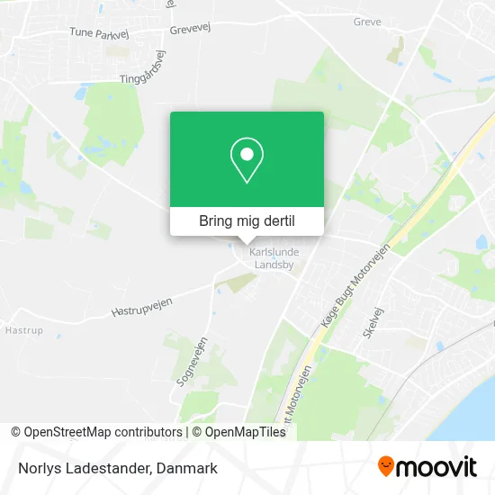 Norlys Ladestander kort