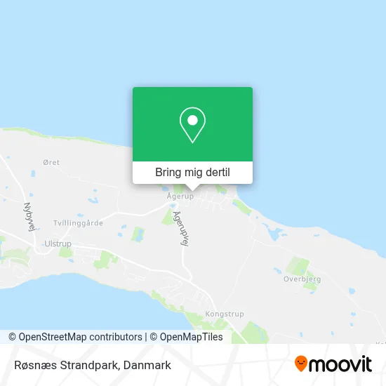 Røsnæs Strandpark kort