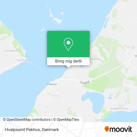 Hvalpsund Pakhus kort