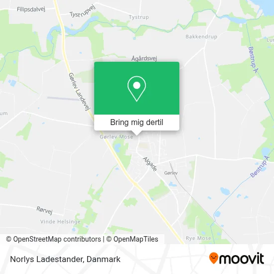 Norlys Ladestander kort