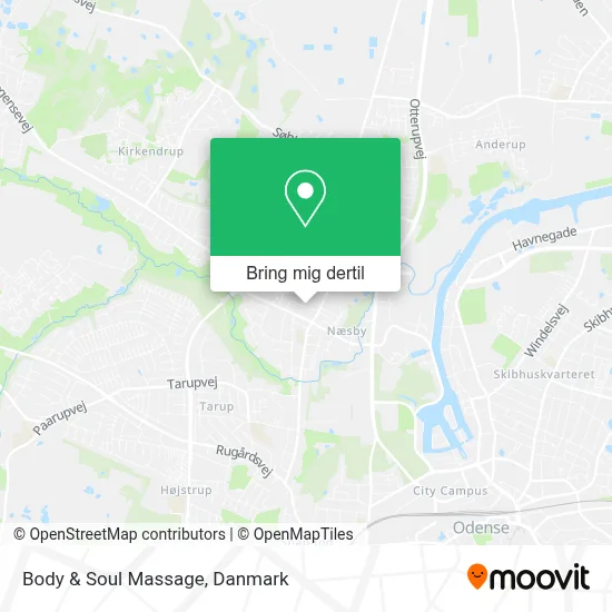 Body & Soul Massage kort