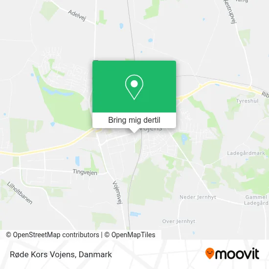 Røde Kors Vojens kort